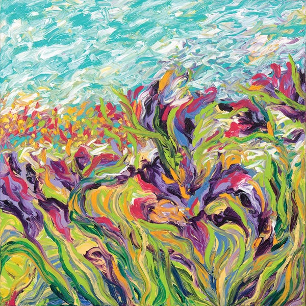 Artists Like Van Gogh: Irises I by Iris Scott