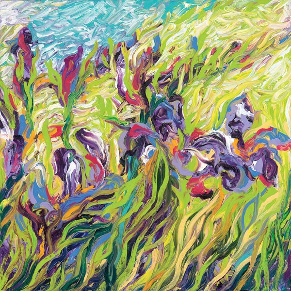 Artists Like Van Gogh: Irises II by Iris Scott