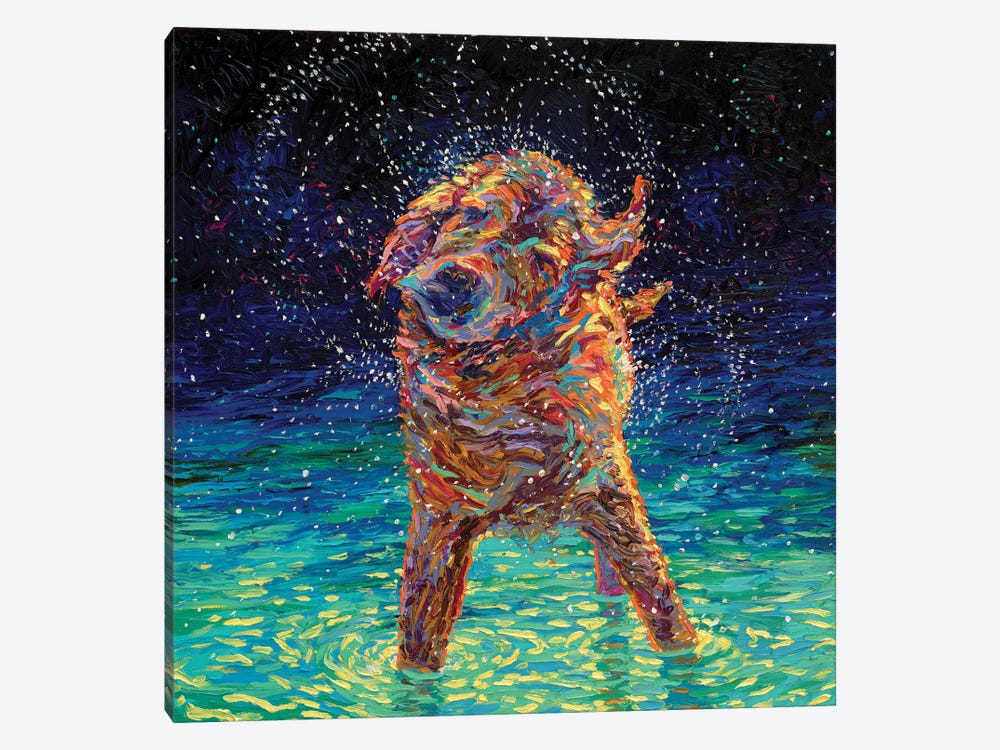 Moonlight Swim 1-piece Canvas Artwork