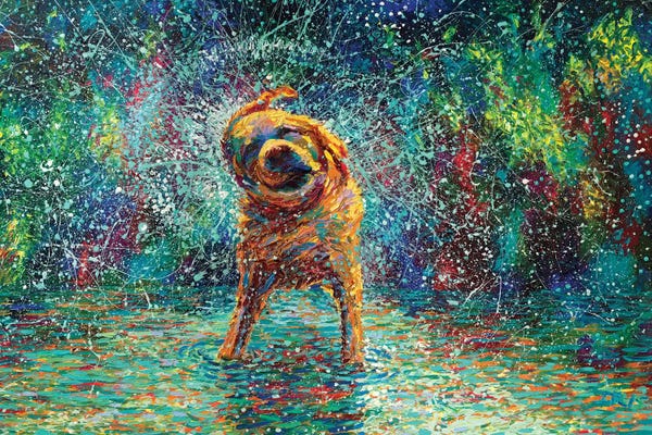Current Day Impressionism: Shakin' Jake by Iris Scott