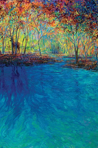 Azure Blue: Keoladeo by Iris Scott