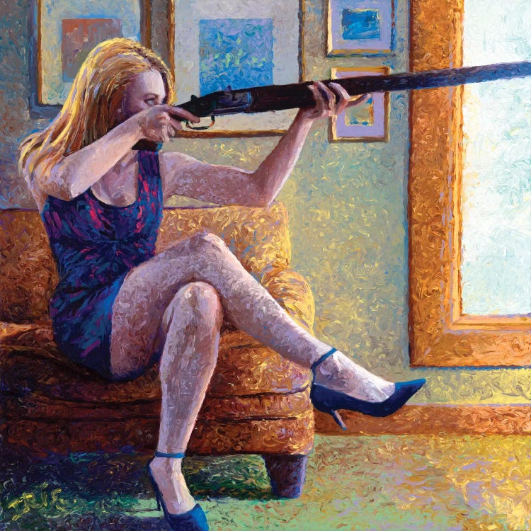 Claire's Gun by Iris Scott wall art