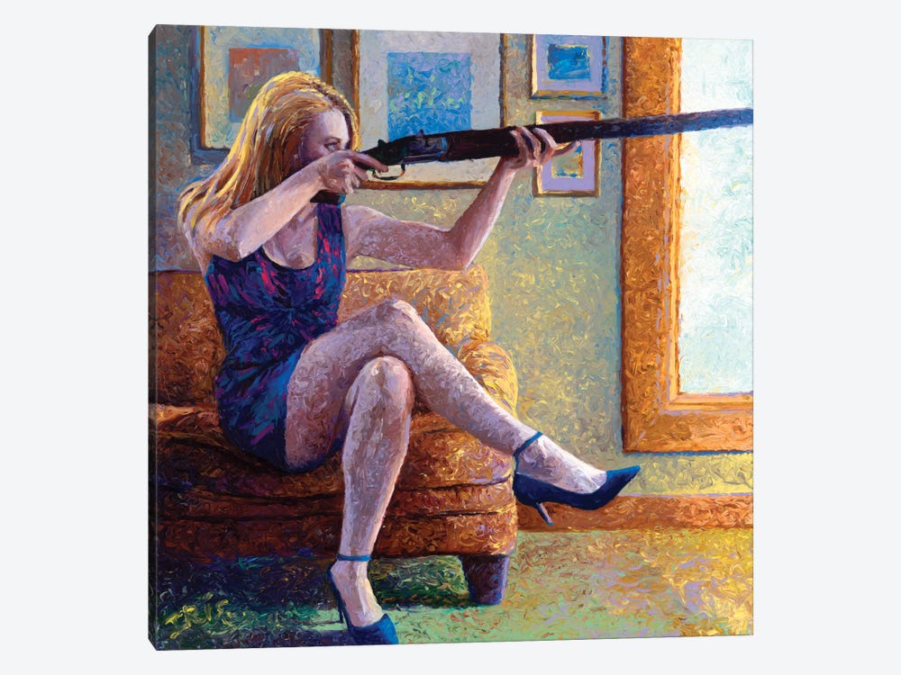 Claire's Gun by Iris Scott 1-piece Canvas Art Print