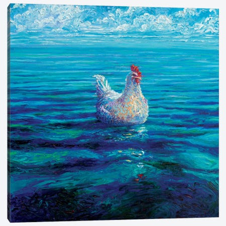 Chicken Of The Sea Canvas Print #IRS151} by Iris Scott Canvas Wall Art