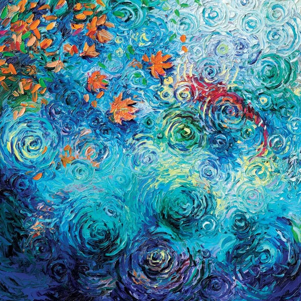 Intense Impressionism: Green River Sockeye by Iris Scott