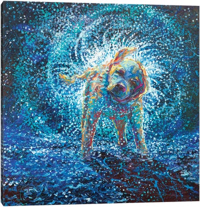 Dog in Neon Paint 4 - Kay Adams - Digital Art, Animals, Birds, & Fish, Dogs  & Puppies, Other Dogs & Puppies - ArtPal