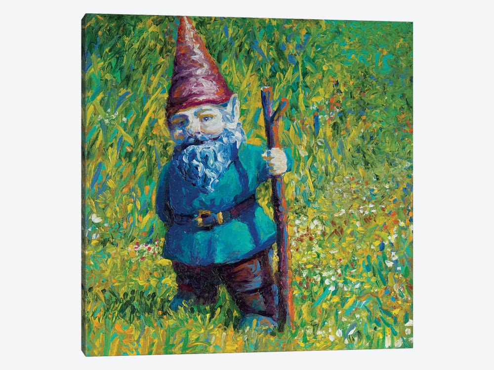 Garden Gnome by Iris Scott 1-piece Canvas Print