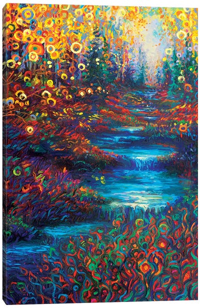 Glen's Glen Canvas Art Print - River, Creek & Stream Art
