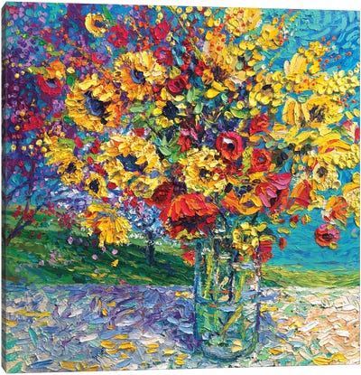 Sangria Licorice Canvas Art Print - Best of Floral & Botanical