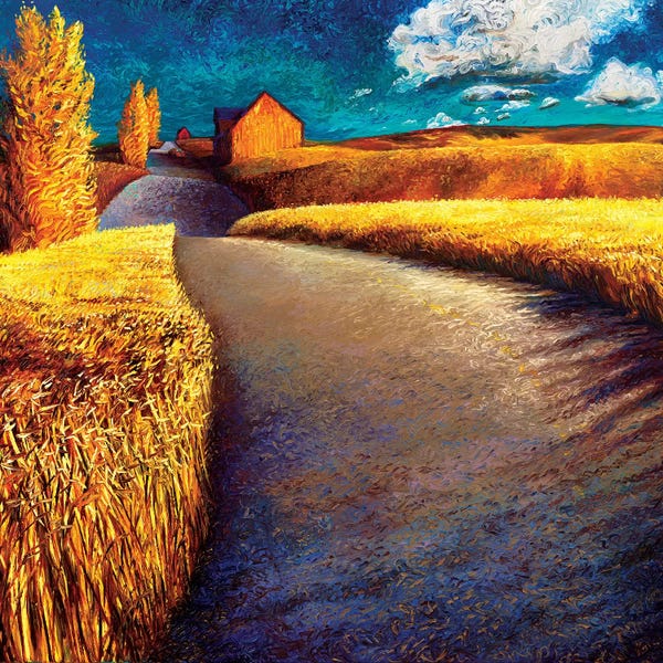 Artists Like Van Gogh: Whispering Wheat by Iris Scott
