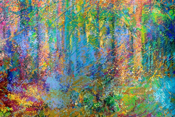 Trees In Transition: Before The Snow Fell by Iris Scott