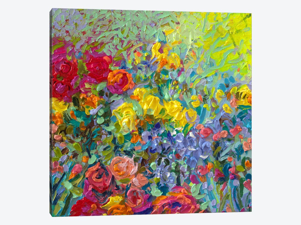 Clay Flowers by Iris Scott 1-piece Canvas Artwork