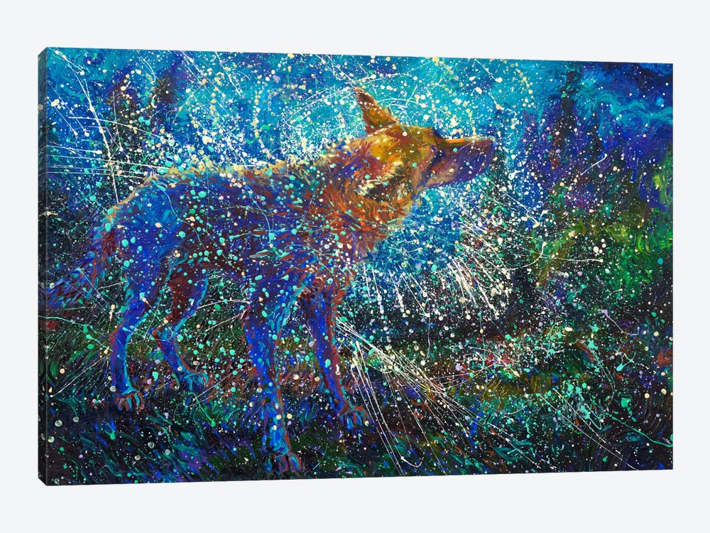 Lobo del Cielo by Iris Scott 1-piece Canvas Print