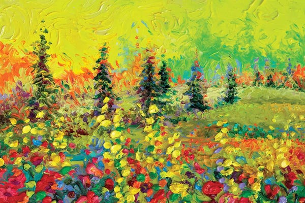 Gardens & Floral Landscapes: Above The Tree Line by Iris Scott