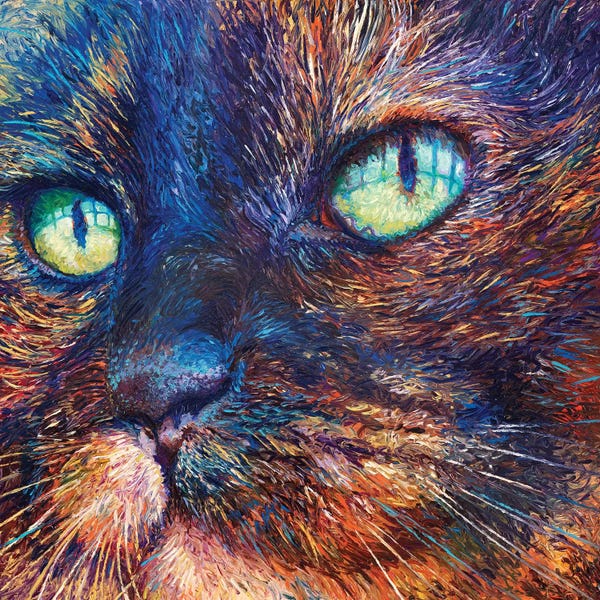 Finger Painting: Foxy by Iris Scott