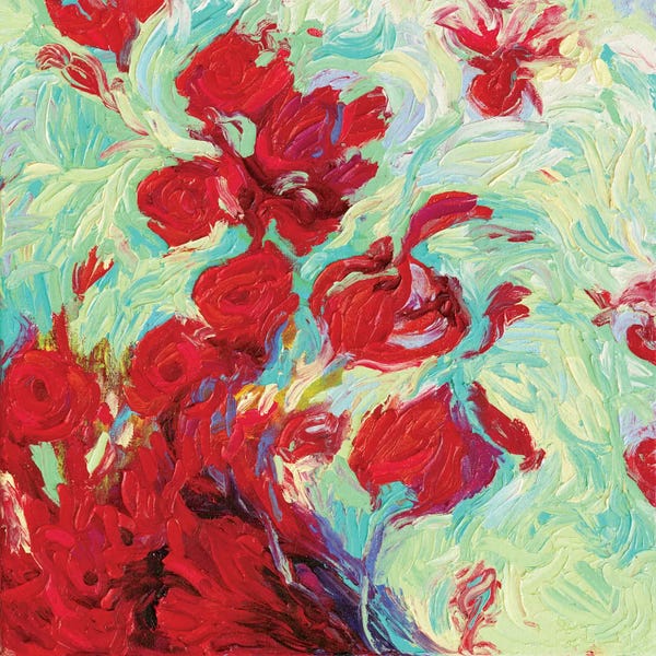 Finger Painting: Egyptian Triptych Panel I by Iris Scott