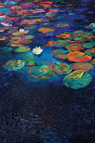 Intense Impressionism: Nymphaea Lotus by Iris Scott