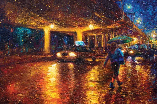 Rain: Midnight in Gowanus by Iris Scott