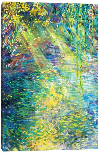 Waxwillow Lagoon I Canvas Art Print - Current Day Impressionism Art