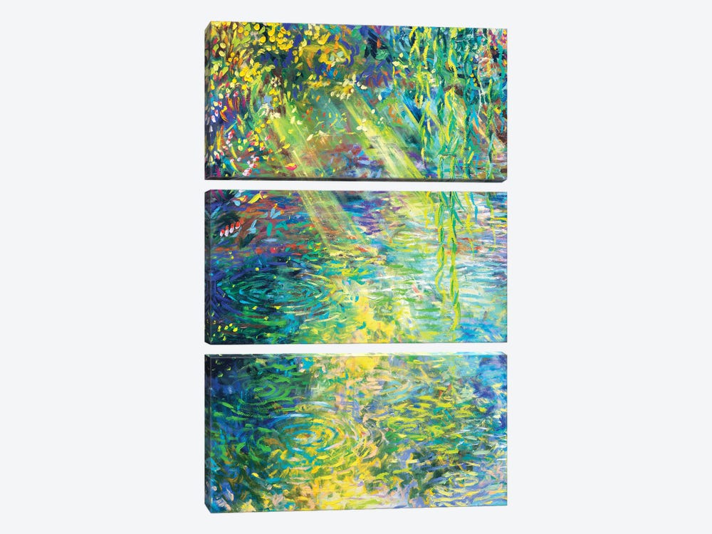 Waxwillow Lagoon I by Iris Scott 3-piece Canvas Print