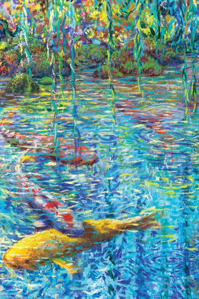 Fish: Waxwillow Lagoon II by Iris Scott