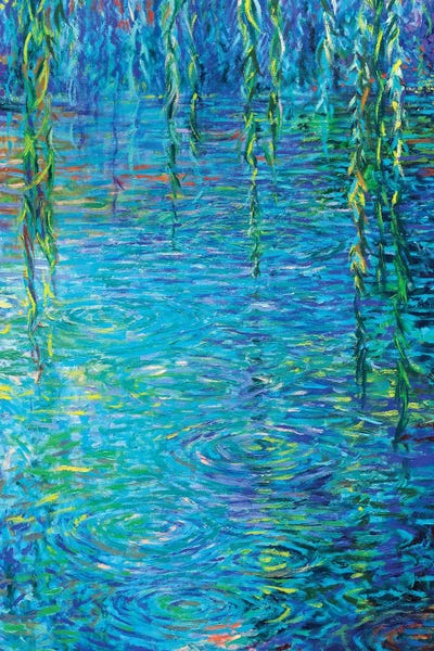 Water Close-Ups: Waxwillow Lagoon III by Iris Scott