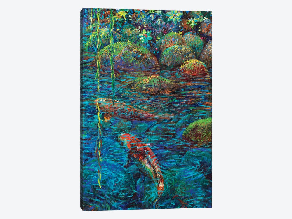 Waxwillow Lagoon IV by Iris Scott 1-piece Canvas Print