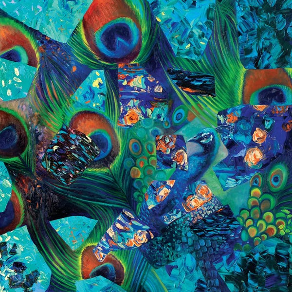 Peacocks: Mayura Peacock by Iris Scott