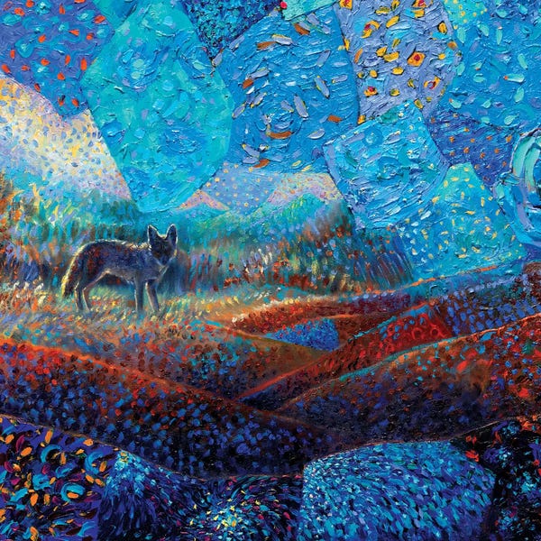 Gestural Skies: Pequeño Coyote by Iris Scott