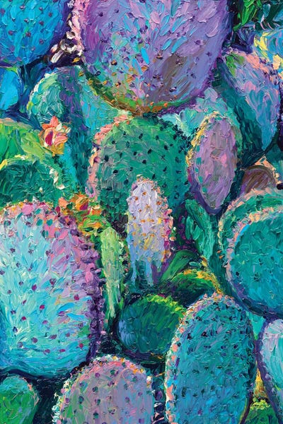 Succulents: Prickly Pear Elsewhere by Iris Scott