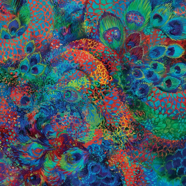 Peacocks: Vine Of The Soul by Iris Scott