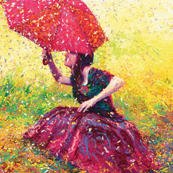 Rain: Apple Blossom Rain by Iris Scott