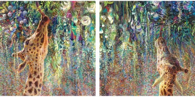 Canopy Cornucopia Diptych by Iris Scott wall art