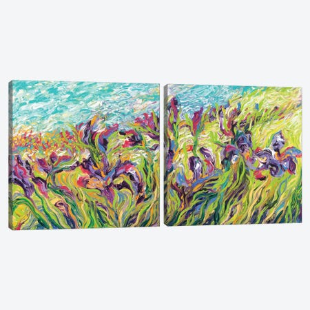 Irises Diptych Canvas Print Set #IRS2HSET012} by Iris Scott Canvas Art