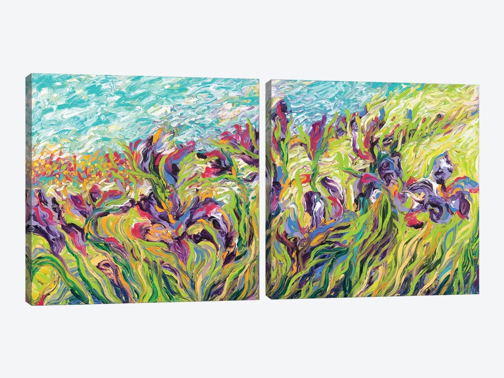 Irises Diptych by Iris Scott 2-piece Canvas Artwork