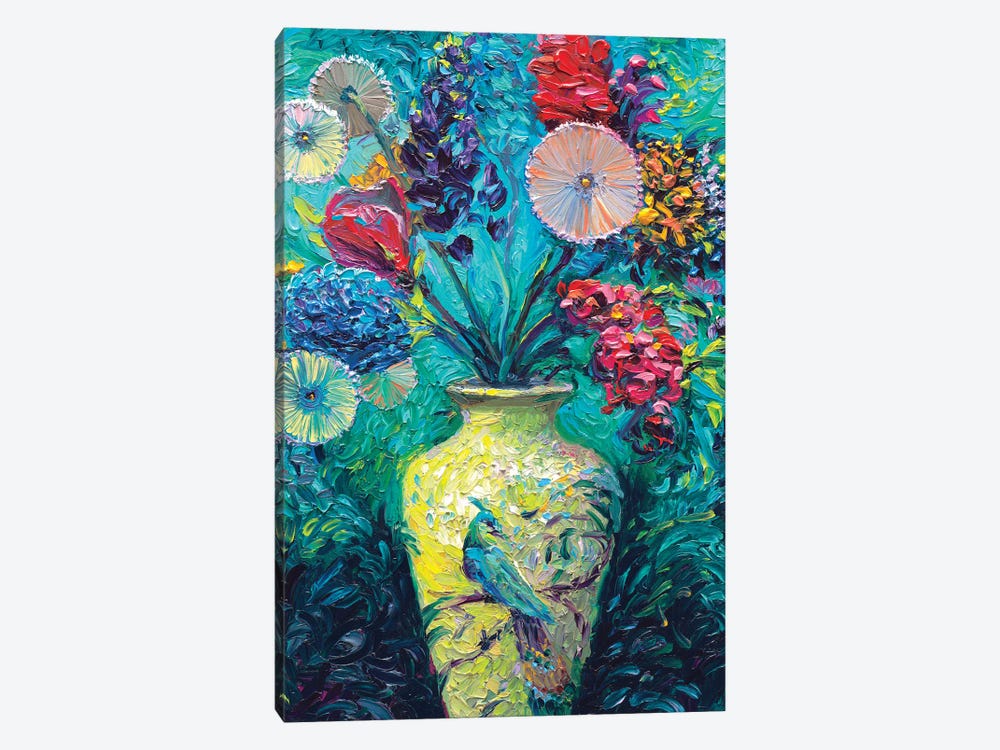 Aquarian Bloom by Iris Scott 1-piece Canvas Wall Art