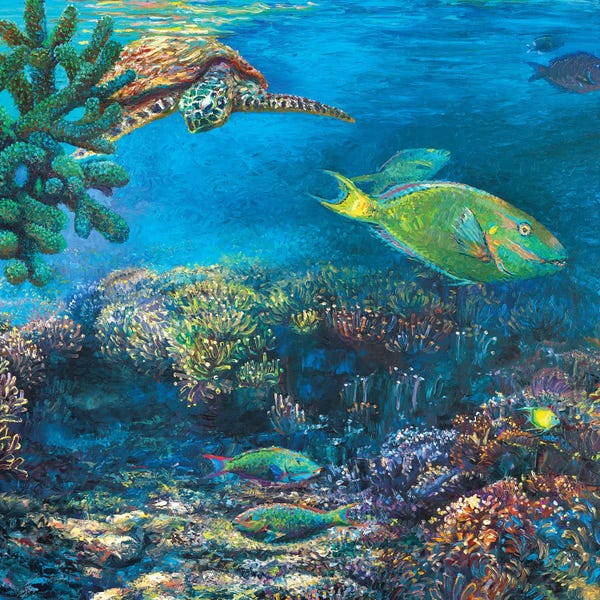 Reptiles & Amphibians: Blue Merlo by Iris Scott