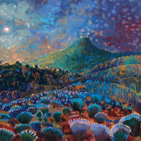 Finger Painting: Coyote Springs Ranch by Iris Scott