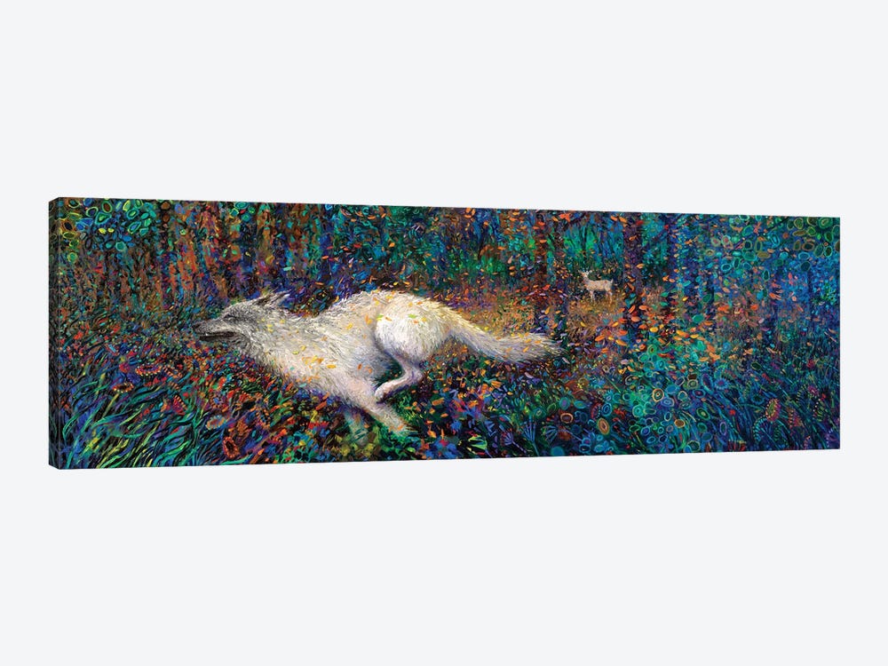 Follow The White Rabbit by Iris Scott 1-piece Canvas Wall Art