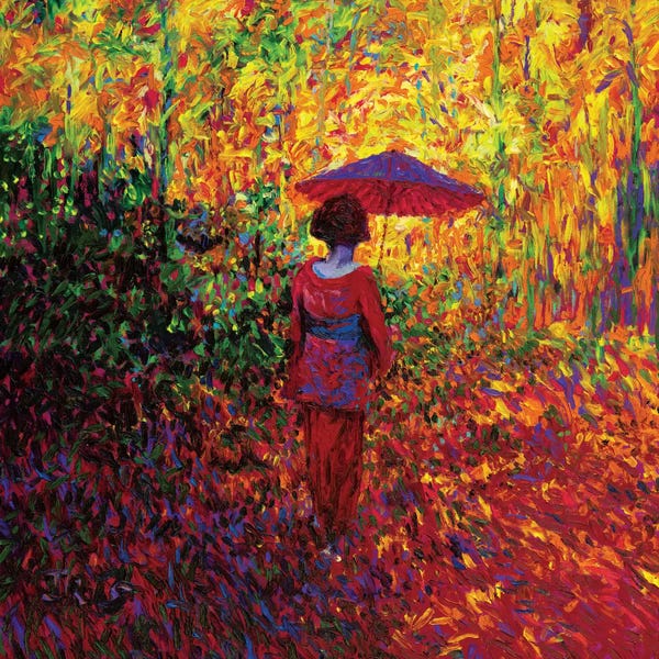 Finger Painting: Geisha by Iris Scott