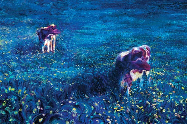 Finger Painting: Followed By A Moon Shadow by Iris Scott