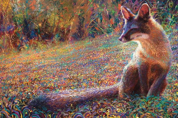 Foxes: Fox Tail Thicket by Iris Scott