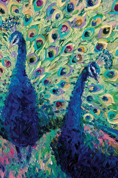 Intense Impressionism: Gemini Peacock by Iris Scott
