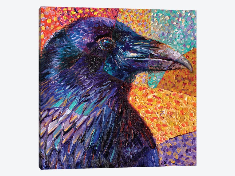Kristin's Raven by Iris Scott 1-piece Canvas Print