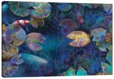 Lilian Koy Canvas Art Print - Koi Fish Art