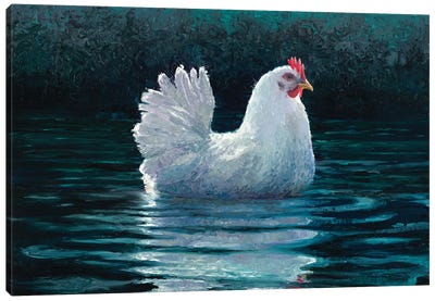 Maiden Voyage Canvas Art Print - Chicken & Rooster Art