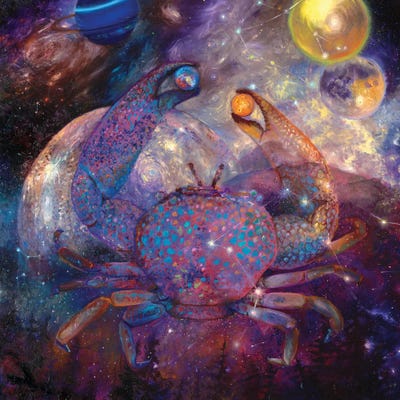 Mercury Rising by Iris Scott framed canvas print