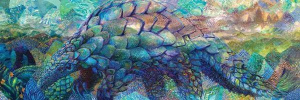 Finger Painting: Pangolin by Iris Scott
