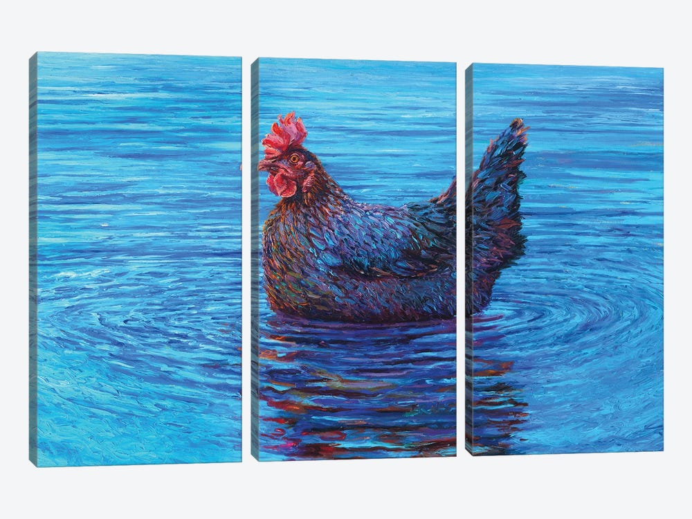 Sea Hen by Iris Scott 3-piece Canvas Art