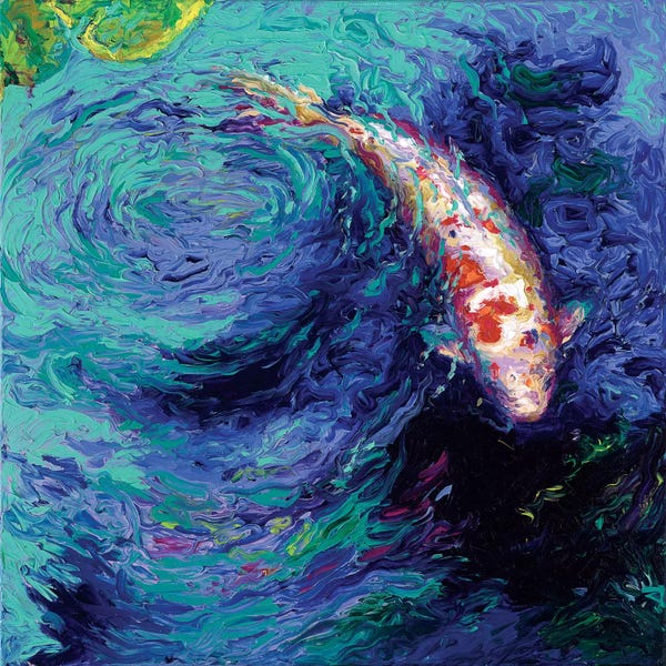 Koi: Jacaranda by Iris Scott